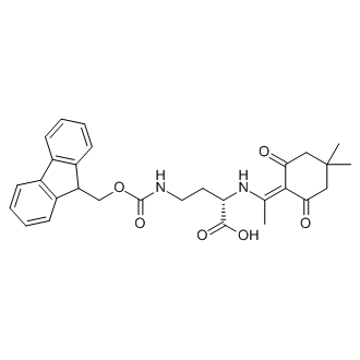 (S)-4-((((9H-Fluoren-9-yl)methoxy)carbonyl)amino)-2-((1-(4,4-dimethyl-2,6-dioxocyclohexylidene)ethyl)amino)butanoic acid