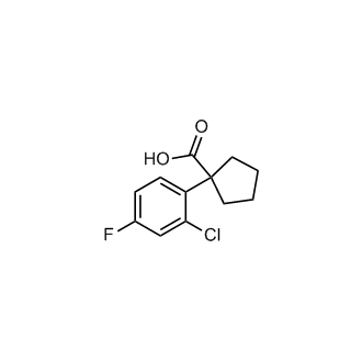 1-(2-Chloro-4-fluorophenyl)cyclopentanecarboxylic acid