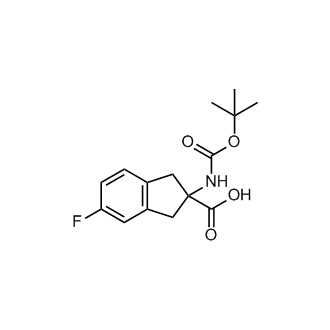 2-((tert-Butoxycarbonyl)amino)-5-fluoro-2,3-dihydro-1H-indene-2-carboxylic acid