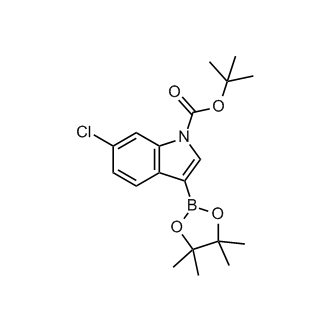 tert-Butyl 6-chloro-3-(4,4,5,5-tetramethyl-1,3,2-dioxaborolan-2-yl)-1H-indole-1-carboxylate