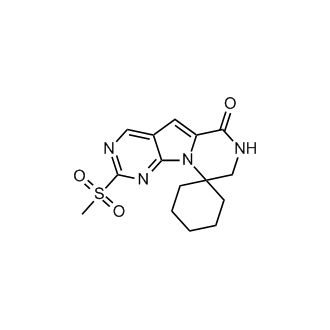 2'-(Methylsulfonyl)-7',8'-dihydro-6'H-spiro[cyclohexane-1,9'-pyrazino[1',2':1,5]pyrrolo[2,3-d]pyrimidin]-6'-one