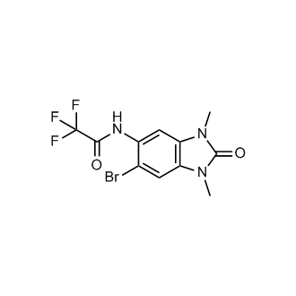 N-(6-Bromo-1,3-dimethyl-2-oxo-2,3-dihydro-1H-benzo[d]imidazol-5-yl)-2,2,2-trifluoroacetamide