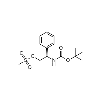 (R)-2-((tert-Butoxycarbonyl)amino)-2-phenylethyl methanesulfonate