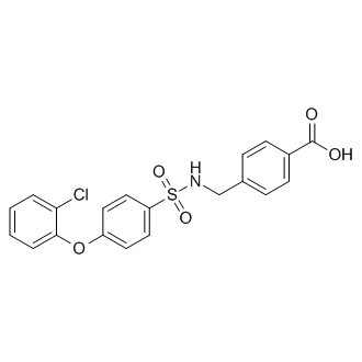 4-(((4-(2-Chlorophenoxy)phenyl)sulfonamido)methyl)benzoic acid