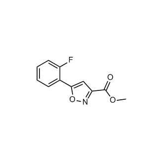 Methyl 5-(2-fluorophenyl)isoxazole-3-carboxylate