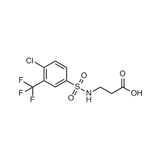 3-((4-Chloro-3-(trifluoromethyl)phenyl)sulfonamido)propanoic acid