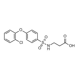 3-((4-(2-Chlorophenoxy)phenyl)sulfonamido)propanoic acid