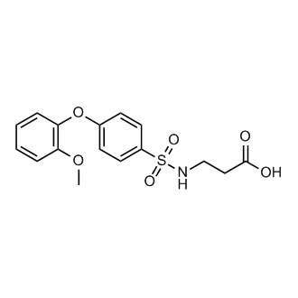 3-((4-(2-Methoxyphenoxy)phenyl)sulfonamido)propanoic acid