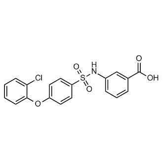 3-((4-(2-Chlorophenoxy)phenyl)sulfonamido)benzoic acid