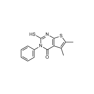 2-Mercapto-5,6-dimethyl-3-phenylthieno[2,3-d]pyrimidin-4(3H)-one