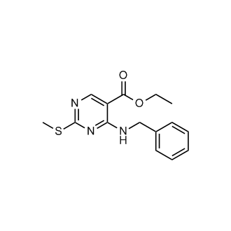 Ethyl 4-(benzylamino)-2-(methylthio)pyrimidine-5-carboxylate