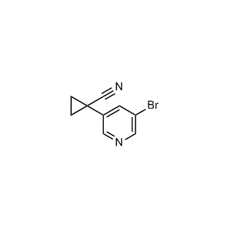 1-(5-Bromopyridin-3-yl)cyclopropane-1-carbonitrile