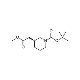 (S)-tert-Butyl 3-(2-methoxy-2-oxoethyl)piperidine-1-carboxylate