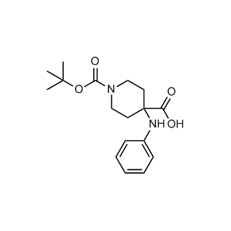 1-(tert-Butoxycarbonyl)-4-(phenylamino)piperidine-4-carboxylic acid