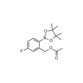 5-Fluoro-2-(4,4,5,5-tetramethyl-1,3,2-dioxaborolan-2-yl)benzyl acetate