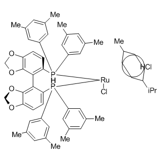 Chloro[(R)-(+)-5,5'-bis[di(3,5-xylyl)phosphino]-4,4'-bi-1,3-benzodioxole](p-cymene)ruthenium(II) Chloride