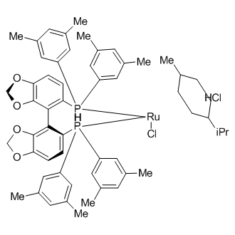 Chloro[(S)-(-)-5,5'-bis[di(3,5-xylyl)phosphino]-4,4'-bi-1,3-benzodioxole](p-cymene)ruthenium(II) Chloride