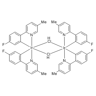 Di-μ-chlorotetrakis[5-fluoro-2-(5-methyl-2-pyridinyl-κN)phenyl-κC]diiridium