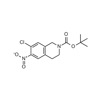 tert-Butyl 7-chloro-6-nitro-3,4-dihydroisoquinoline-2(1H)-carboxylate