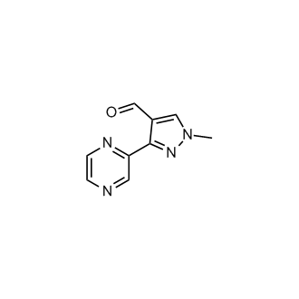 1-Methyl-3-(pyrazin-2-yl)-1H-pyrazole-4-carbaldehyde