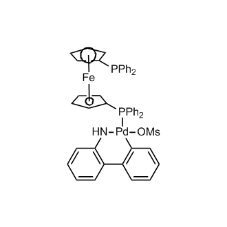 Methanesulfonato[1,1'-bis(diphenylphosphino)ferrocene)](2'-amino-1,1'-biphenyl-2-yl)palladium(II)