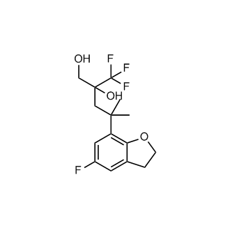 4-(5-Fluoro-2,3-dihydrobenzofuran-7-yl)-4-methyl-2-(trifluoromethyl)pentane-1,2-diol