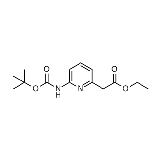 Ethyl 2-(6-((tert-butoxycarbonyl)amino)pyridin-2-yl)acetate