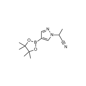 2-(4-(4,4,5,5-Tetramethyl-1,3,2-dioxaborolan-2-yl)-1H-pyrazol-1-yl)propanenitrile