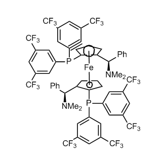 (1R,1'R)-1,1'-Bis[bis[3,5-bis(trifluoromethyl)phenyl]phosphino]-2,2'-bis[(R)-(dimethylamino)phenylmethyl]ferrocene