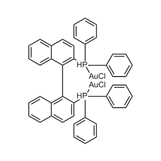 Dichloro[(±)−BINAP]digold(I)
