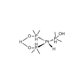 Hydrido(dimethylphosphinous acid-kP)[hydrogen bis(dimethylphosphinito-kP)]platinum(II)