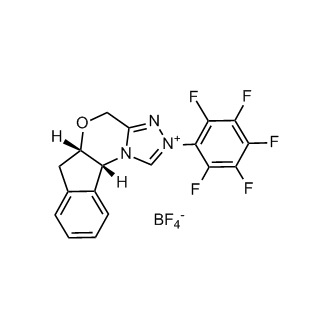 (5aS,10bR)-5a,10b-Dihydro-2-(2,3,4,5,6-pentafluorophenyl)-4H,6H-indeno[2,1-b][1,2,4]triazolo[4,3-d][1,4]oxazinium tetrafluoroborate