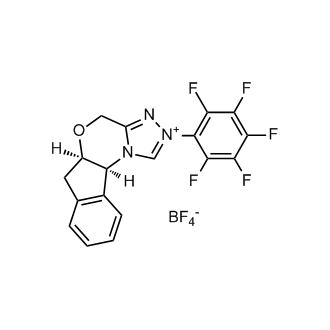 (5aR,10bS)-2-(Perfluorophenyl)-4,5a,6,10b-tetrahydro-2H-indeno[2,1-b][1,2,4]triazolo[4,3-d][1,4]oxazin-11-ium tetrafluoroborate