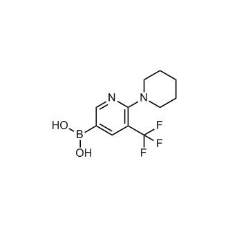 (6-(Piperidin-1-yl)-5-(trifluoromethyl)pyridin-3-yl)boronic acid