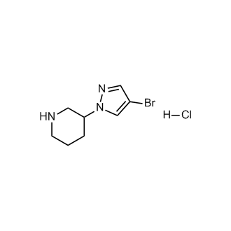 3-(4-Bromo-1H-pyrazol-1-yl)piperidine hydrochloride