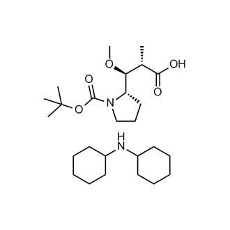 Dicyclohexylamine (2S,3S)-3-((S)-1-(tert-butoxycarbonyl)pyrrolidin-2-yl)-3-methoxy-2-methylpropanoate