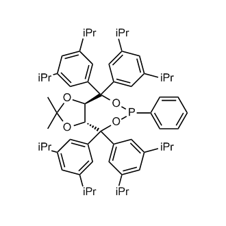 (3aR,8aR)-(-)-4,4,8,8-Tetrakis(3,5-di-i-propylphenyl)tetrahydro-2,2-dimethyl-6-phenyl-1,3-dioxolo[4,5-e]dioxaphosphepin
