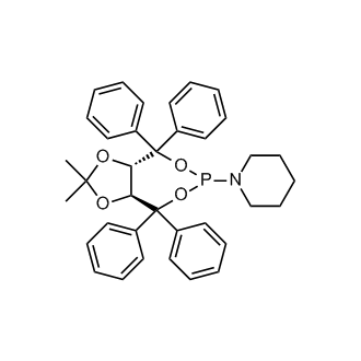 1-[(3aS,8aS)-Tetrahydro-2,2-dimethyl-4,4,8,8-tetraphenyl-1,3-dioxolo[4,5-e][1,3,2]dioxaphosphepin-6-yl]piperidine