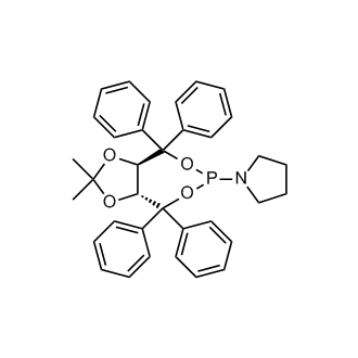1-[(3aR,8aR)-Tetrahydro-2,2-dimethyl-4,4,8,8-tetraphenyl-1,3-dioxolo[4,5-e][1,3,2]dioxaphosphepin-6-yl]pyrrolidine