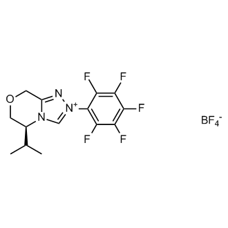(5S)-5,6-Dihydro-5-(1-methylethyl)-2-(2,3,4,5,6-pentafluorophenyl)-8H-1,2,4-triazolo[3,4-c][1,4]oxazinium tetrafluoroborate