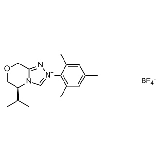 (5S)-5,6-Dihydro-5-(1-methylethyl)-2-(2,4,6-trimethylphenyl)-8H-1,2,4-triazolo[3,4-c][1,4]oxazinium tetrafluoroborate
