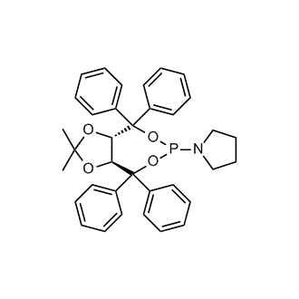 1-[(3aS,8aS)-Tetrahydro-2,2-dimethyl-4,4,8,8-tetraphenyl-1,3-dioxolo[4,5-e][1,3,2]dioxaphosphepin-6-yl]pyrrolidine