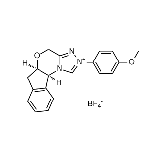 (5aR,10bS)-5a,10b-Dihydro-2-(4-methoxyphenyl)-4H,6H-indeno[2,1-b][1,2,4]triazolo[4,3-d][1,4]oxazinium tetrafluoroborate