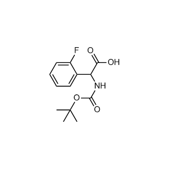 2-((tert-Butoxycarbonyl)amino)-2-(2-fluorophenyl)acetic acid