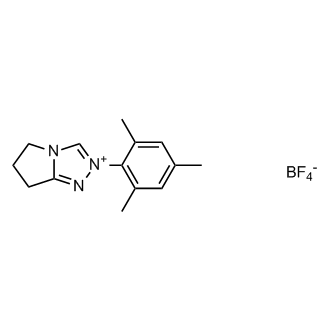 6,7-Dihydro-2-(2,4,6-trimethylphenyl)-5HPyrrolo[2,1-c]-1,2,4-triazolium tetrafluoroborate