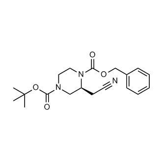 1-Benzyl 4-(tert-butyl) (S)-2-(cyanomethyl)piperazine-1,4-dicarboxylate