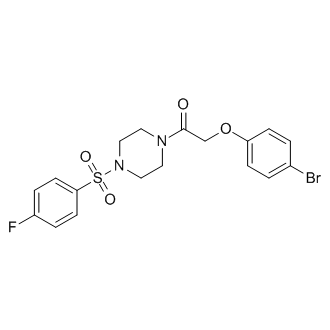 2-(4-Bromophenoxy)-1-(4-((4-fluorophenyl)sulfonyl)piperazin-1-yl)ethanone