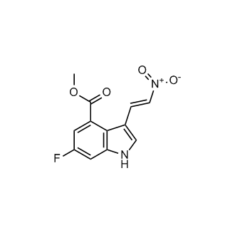 (E)-Methyl 6-fluoro-3-(2-nitrovinyl)-1H-indole-4-carboxylate