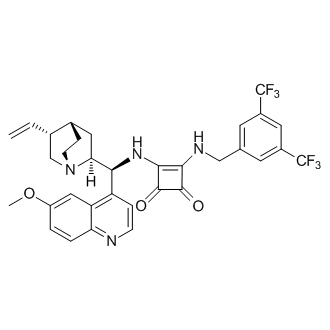 3-[[[3,5-Bis(trifluoromethyl)phenyl]methyl]amino]-4-[[(8α,9S)-6'-methoxycinchonan-9-yl]amino]-3-cyclobutene-1,2-dione