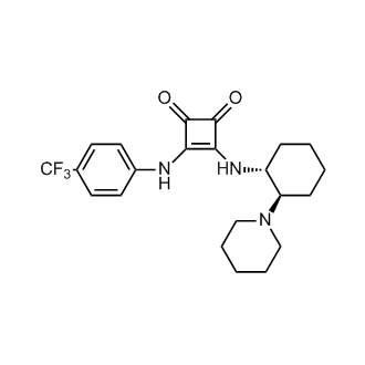 3-[[(1R,2R)-2-(1-Piperidinyl)cyclohexyl]amino]-4-[[4-(trifluoromethyl)phenyl]amino]-3-cyclobutene-1,2-dione